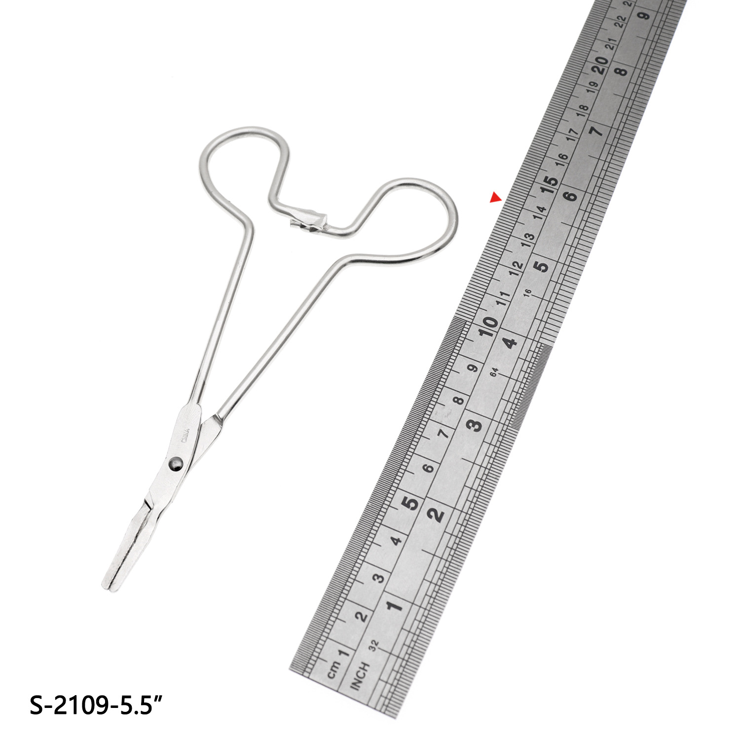 Spot Supply 5.5 In/14Cm Mosquito Type Straight Head Hemostat Forceps Mosquito Type Carbon Steel Plated Straight Head Hemostat Forceps