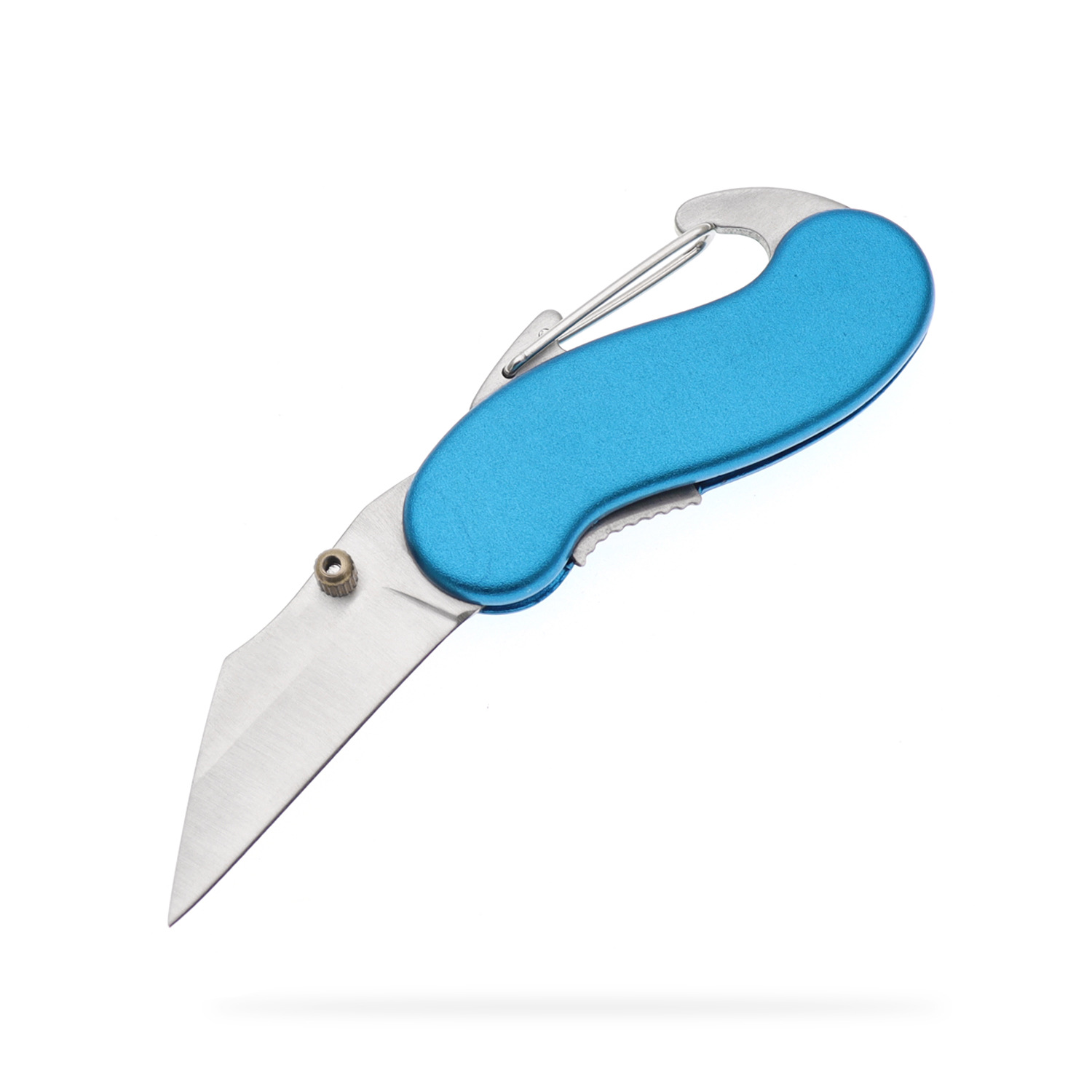 Manufacturer supplies gift knife, folding knife, mini aluminum alloy handle, portable express box opener, keychain tool