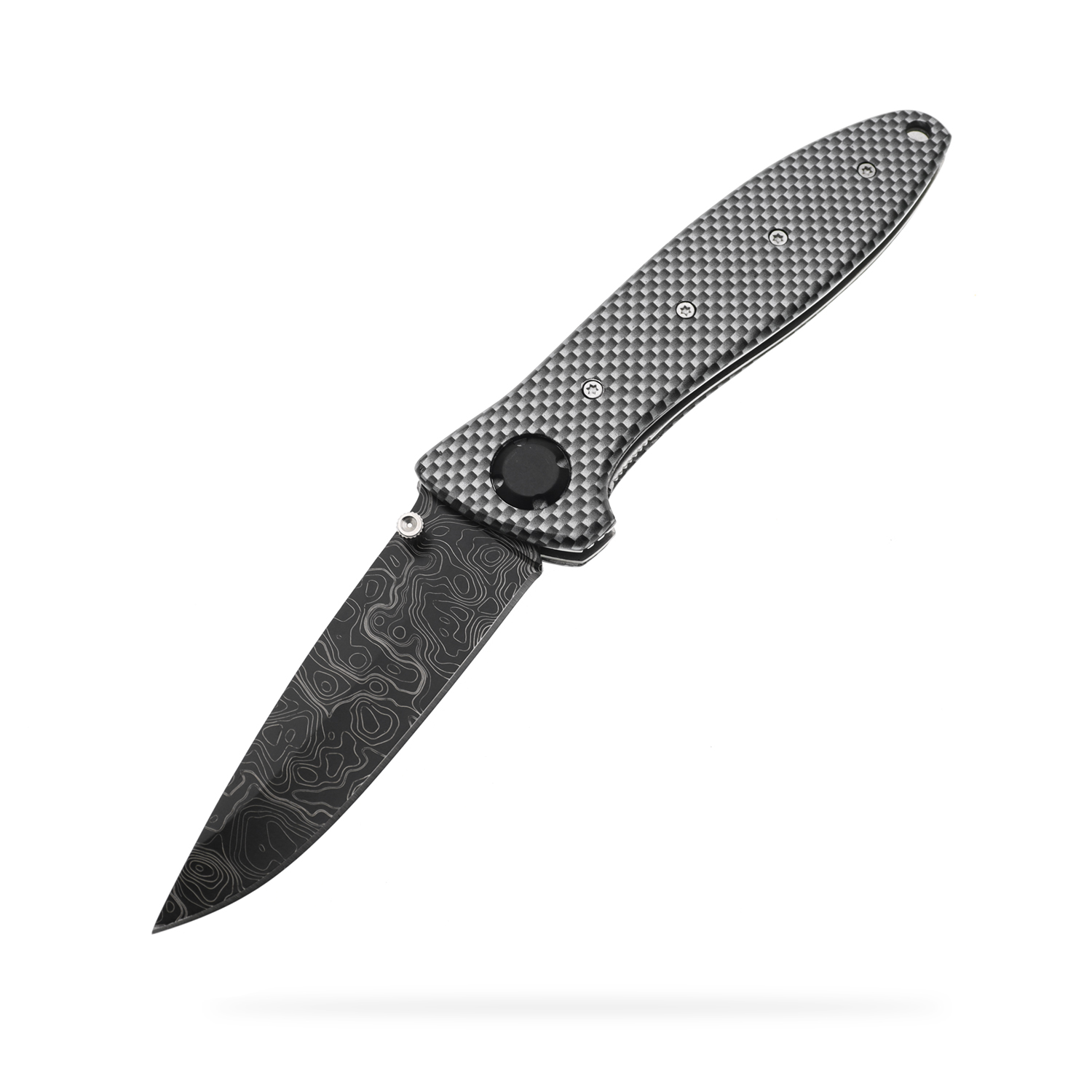 Factory Direct Selling Outdoor Folding Knife Gradient Color Electroplated Aluminum Alloy Handle Cross-Border Bsr Multi-Purpose Portable Folding Knife