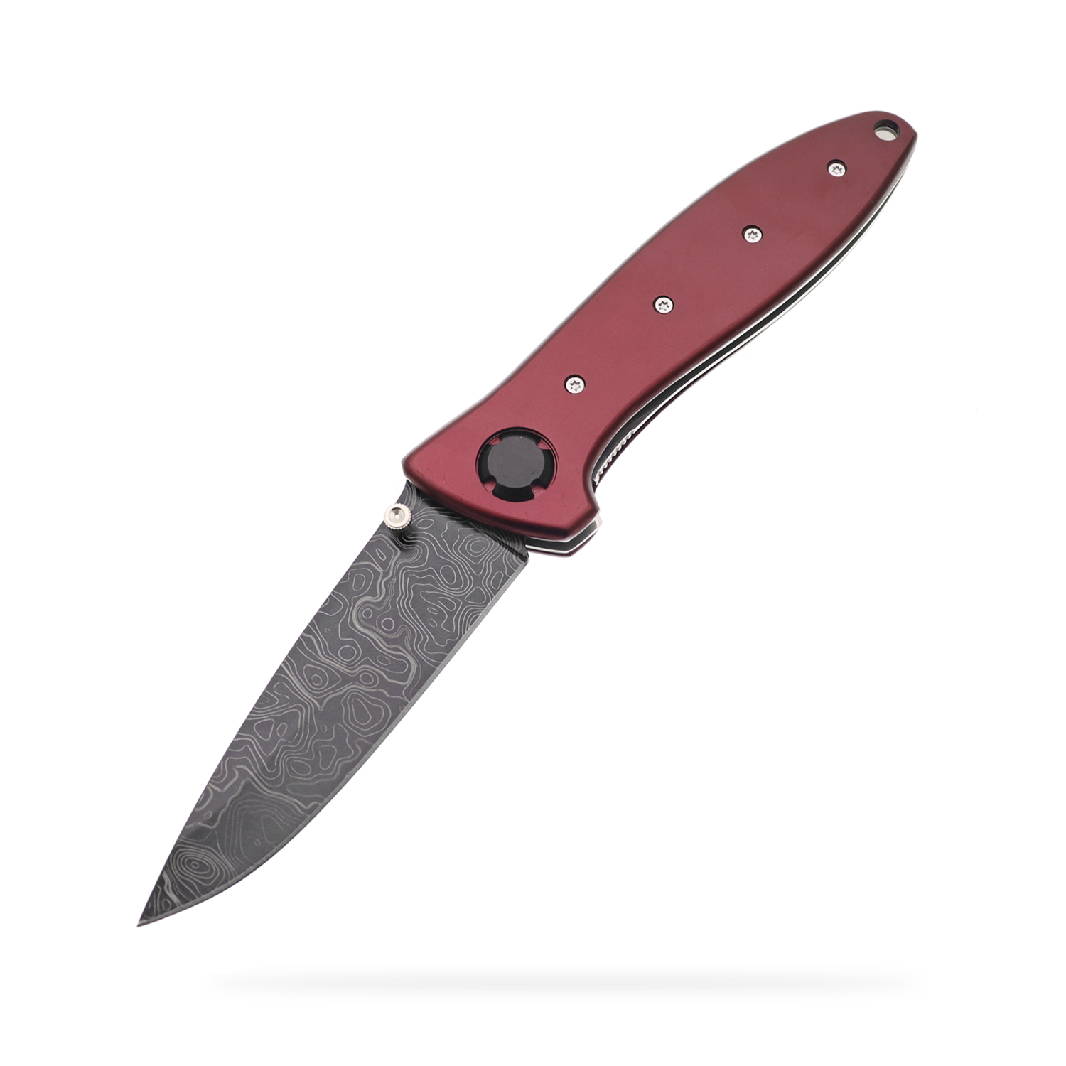 Factory Direct Selling Outdoor Folding Knife Gradient Color Electroplated Aluminum Alloy Handle Cross-Border Bsr Multi-Purpose Portable Folding Knife